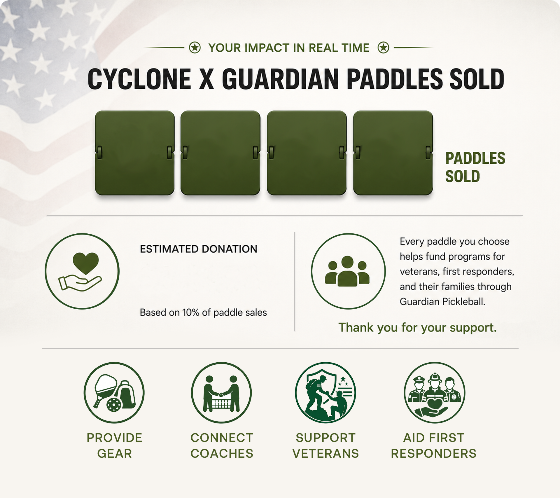 CYCLONE X GUARDIAN PADDLES SOLD